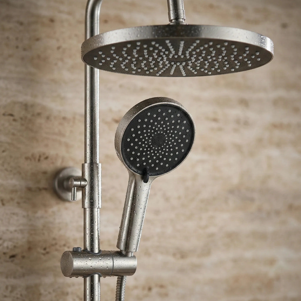 Sprchový set Rea Lungo Stripe Brush Nickel  3