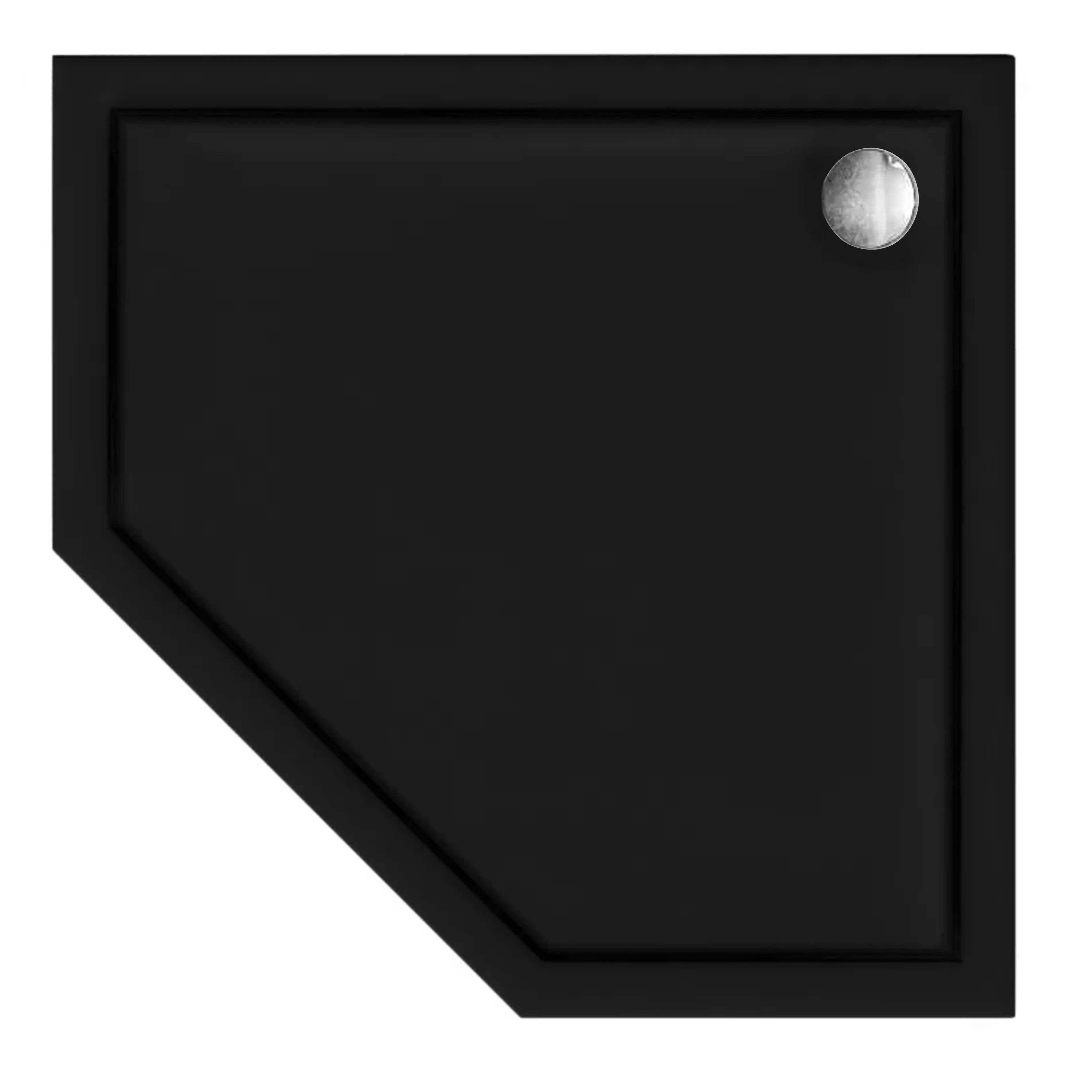 Sprchová vanička Rea Diamond 90x90 - čierna  3