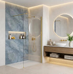 Sprchová zástena Rea Flexi Transparent / Gold 70  3