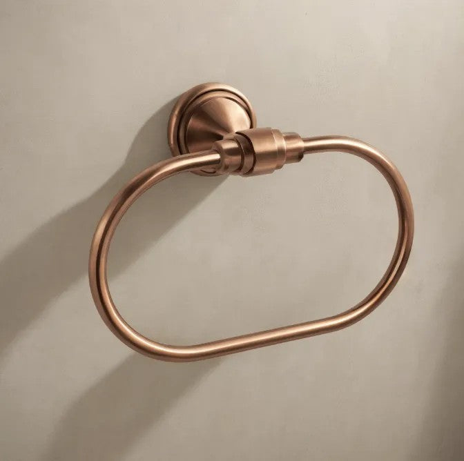 Kúpeľňový vešiak RING 16101 Aristo Kartáčovaná meď  3