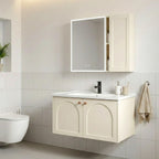 Súprava kúpeľňového nábytku s umývadlom Denver 80cm Creme  3