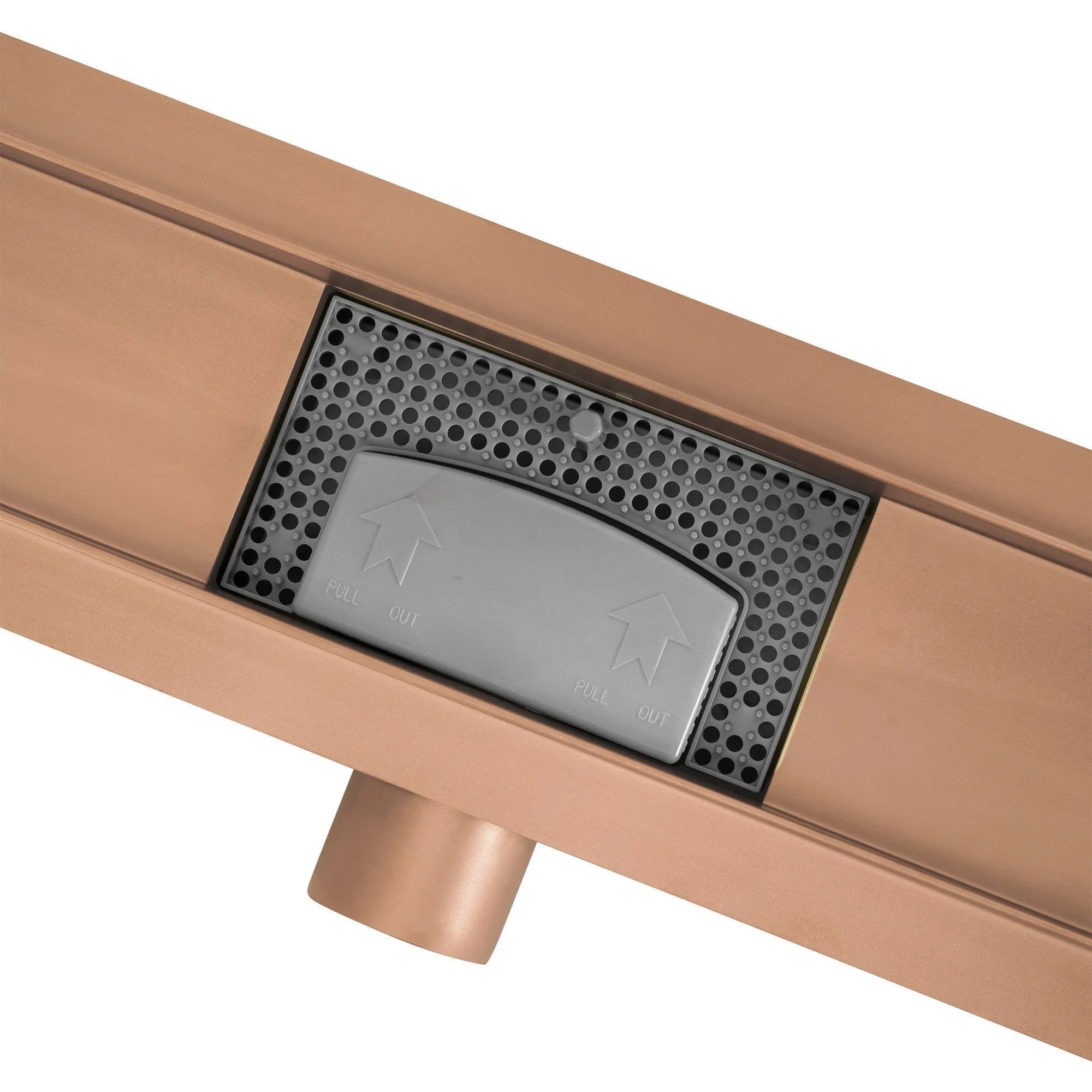 Odtokový žľab Rea Neox brush copper 60  3