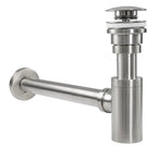 Sifón click-clack BRUSH NICKLE INOX  3