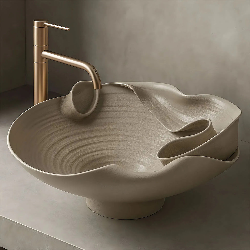 Keramické umývadlo na dosku REA HM-12 Handmade ART  3