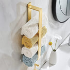 Kúpeľňový vešiak Brush Gold  3