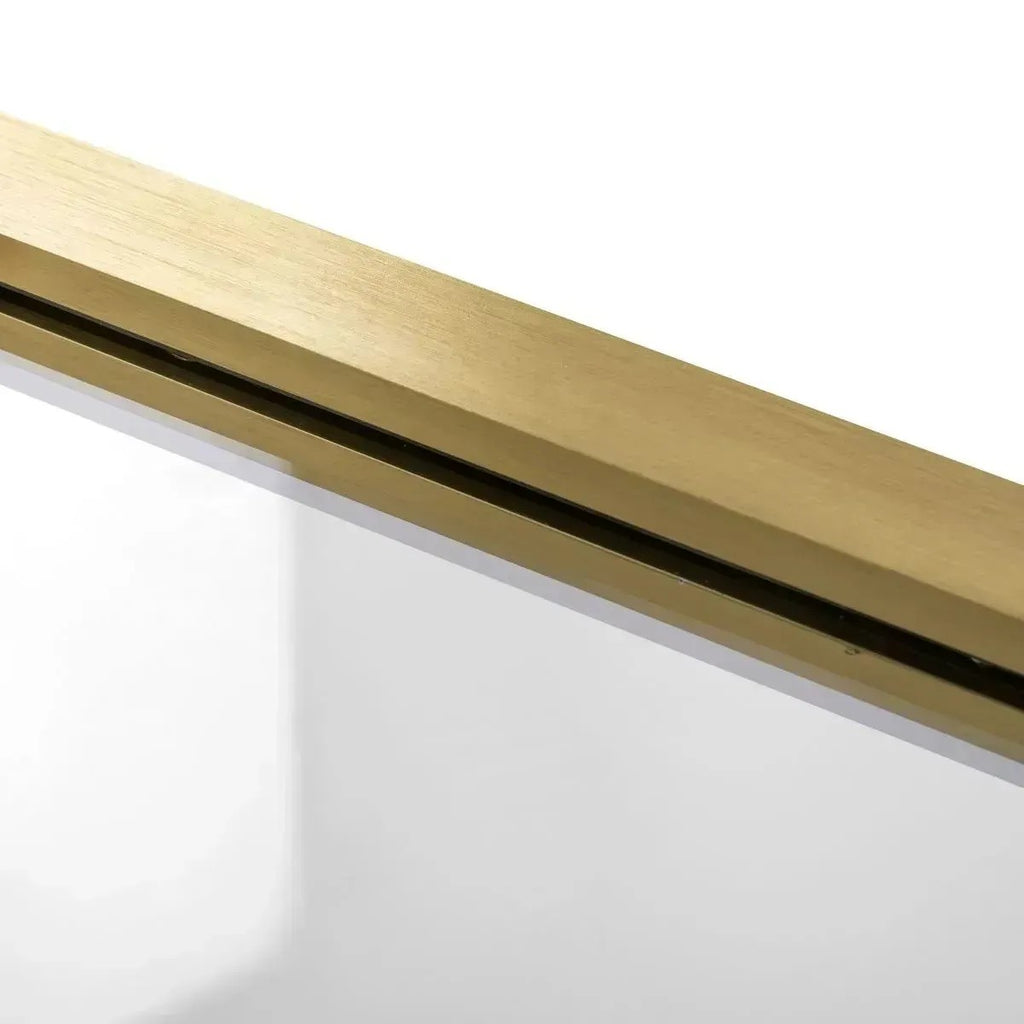 Sprchovací kút Rea Atlas 90x100 Brush Gold Pravá 3