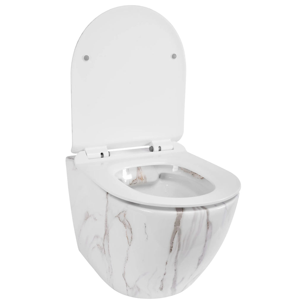 Závesná WC misa REA CARLOS Slim Rimless Aiax  3
