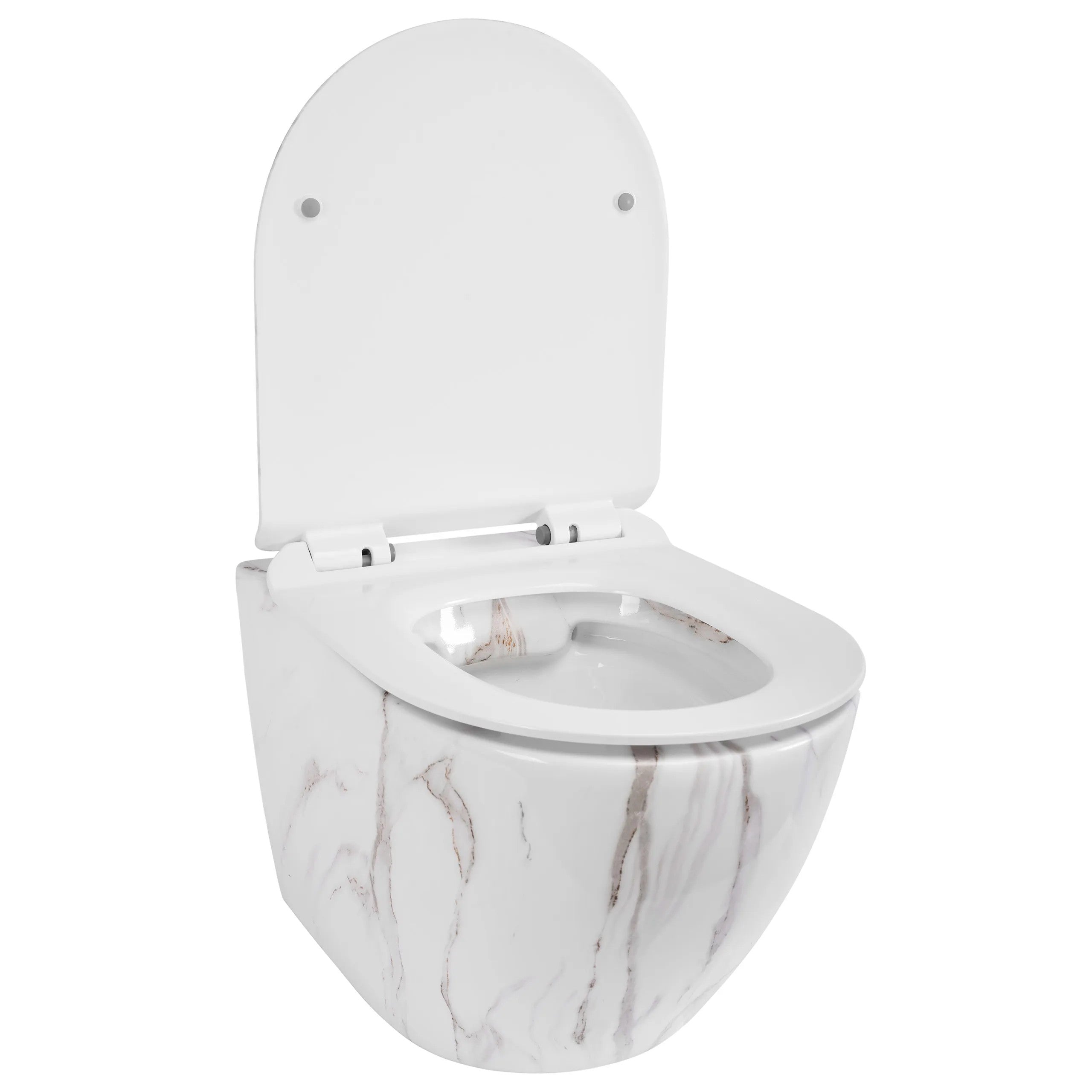 Závesná WC misa REA CARLOS Slim Rimless Aiax  3