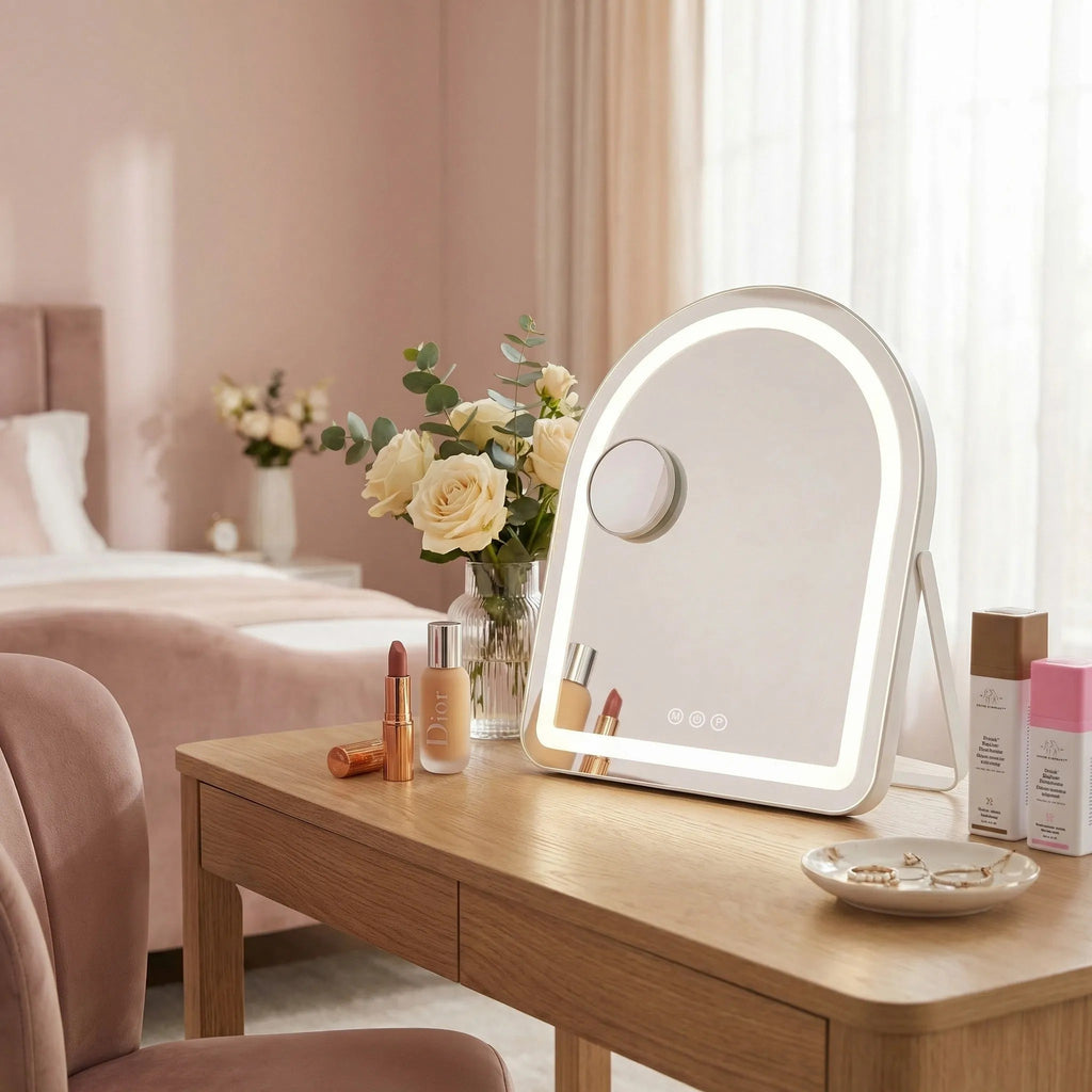 Zrkadlo LED GLAM White 40x45cm  3