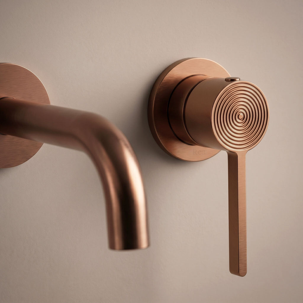 Podomietková vaňová batéria Rea Foster Brush Copper  3