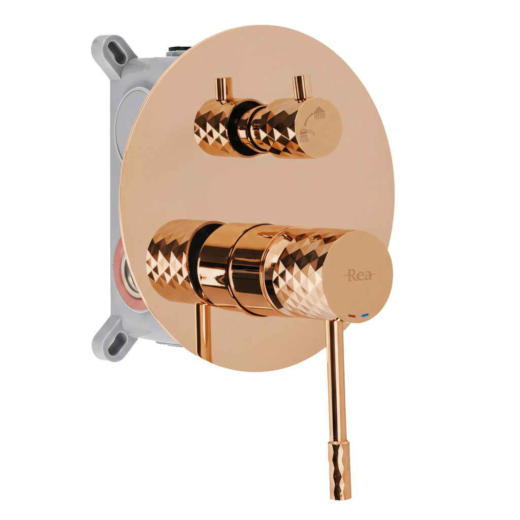 Podomietková sprchová súprava Rea Lungo Diamond Copper + BOX  3