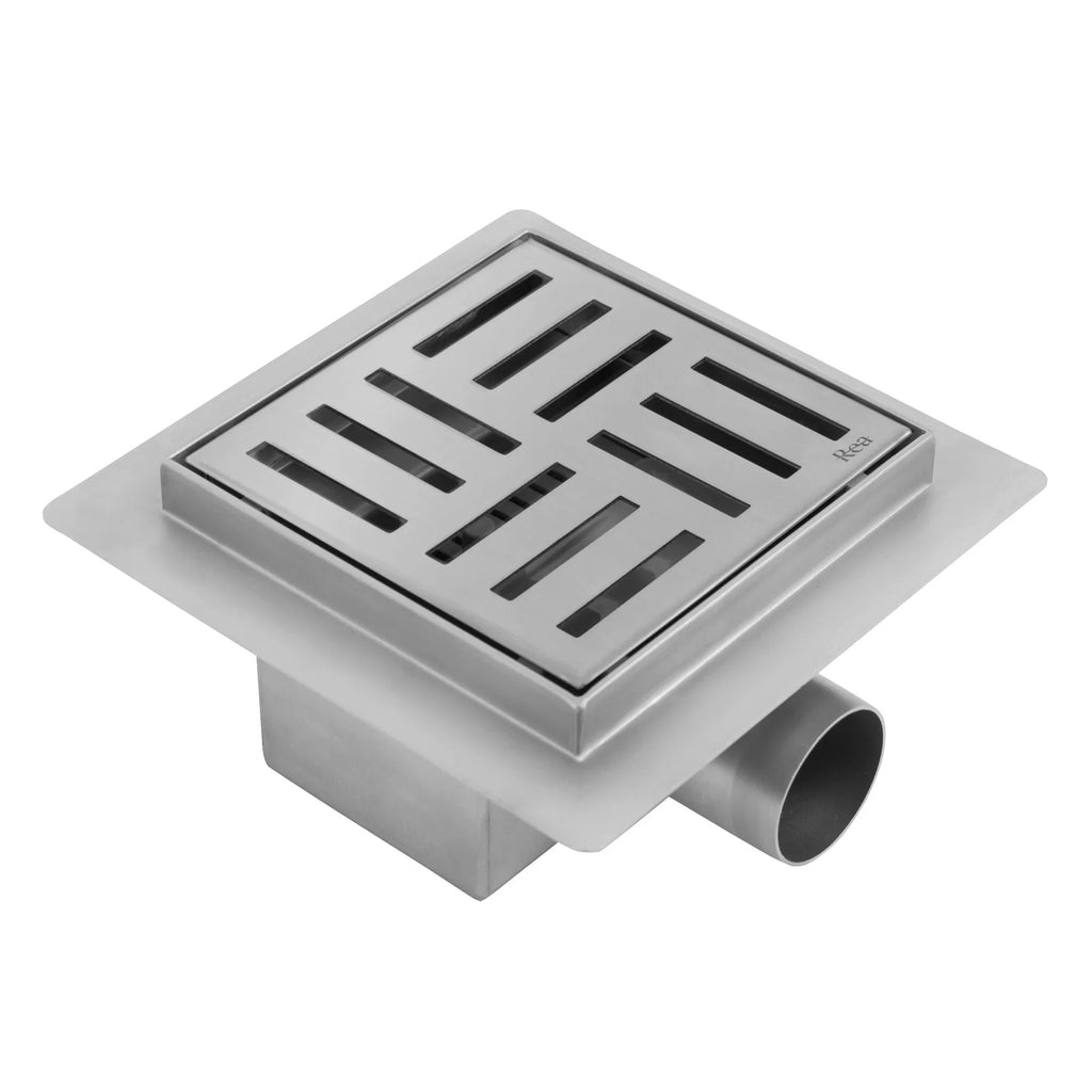 Odtokový žľab REA CROSS Nickel Brush 12x12  3