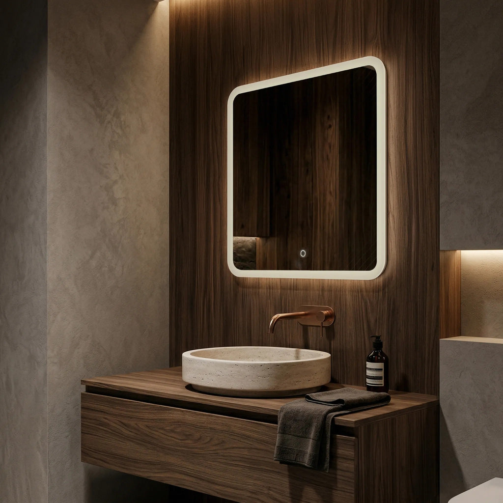 Zrkadlo LED 70x70cm TOP-2  3