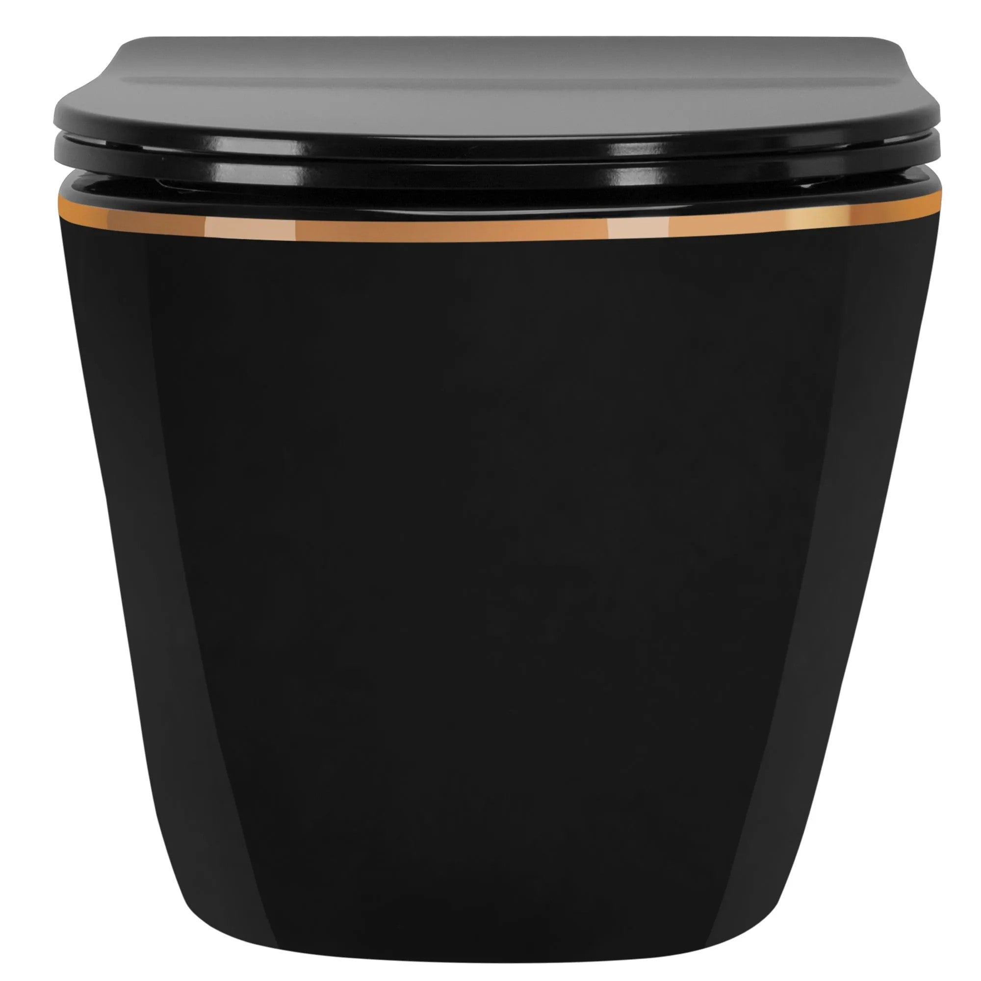 Závesné WC Rea Carlo Mini Tornado Black Gold Egde  3