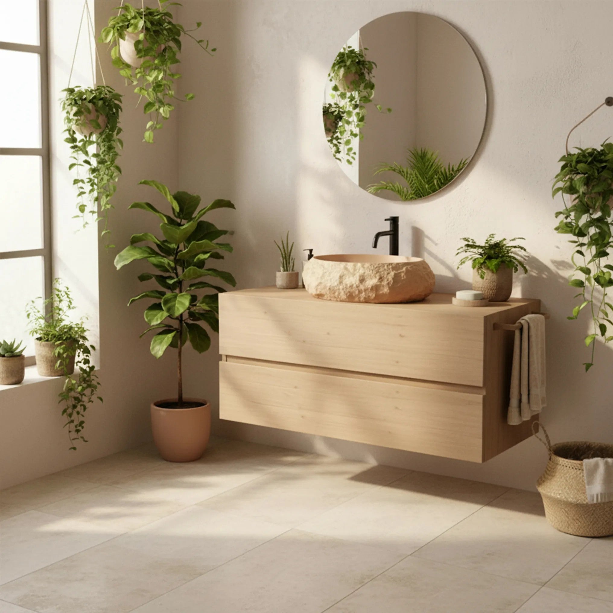 Umývadlo na dosku Mika Light  Terracotta  3