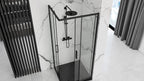 Sprchovací kút REA PUNTO 80x80 - čierny S detským bazénom Savoy black 3