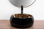Umývadlo na dosku REA Luna Gold/Black  3