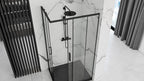 Sprchovací kút REA PUNTO - čierny 80x100 S detským bazénom Savoy black 3