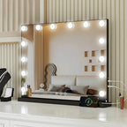 Zrkadlo LED HOLLYWOOD Black  3