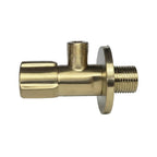 Rohový ventil 02  1/2" x 3/8" Brush Gold  3