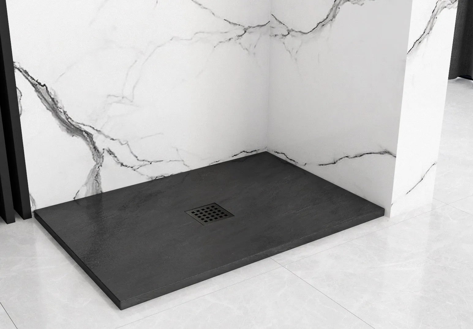 Sprchová vanička Black Rock 90x120  3