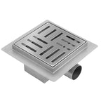 Odtokový žľab REA CROSS 150x150 Nickel Brush  3