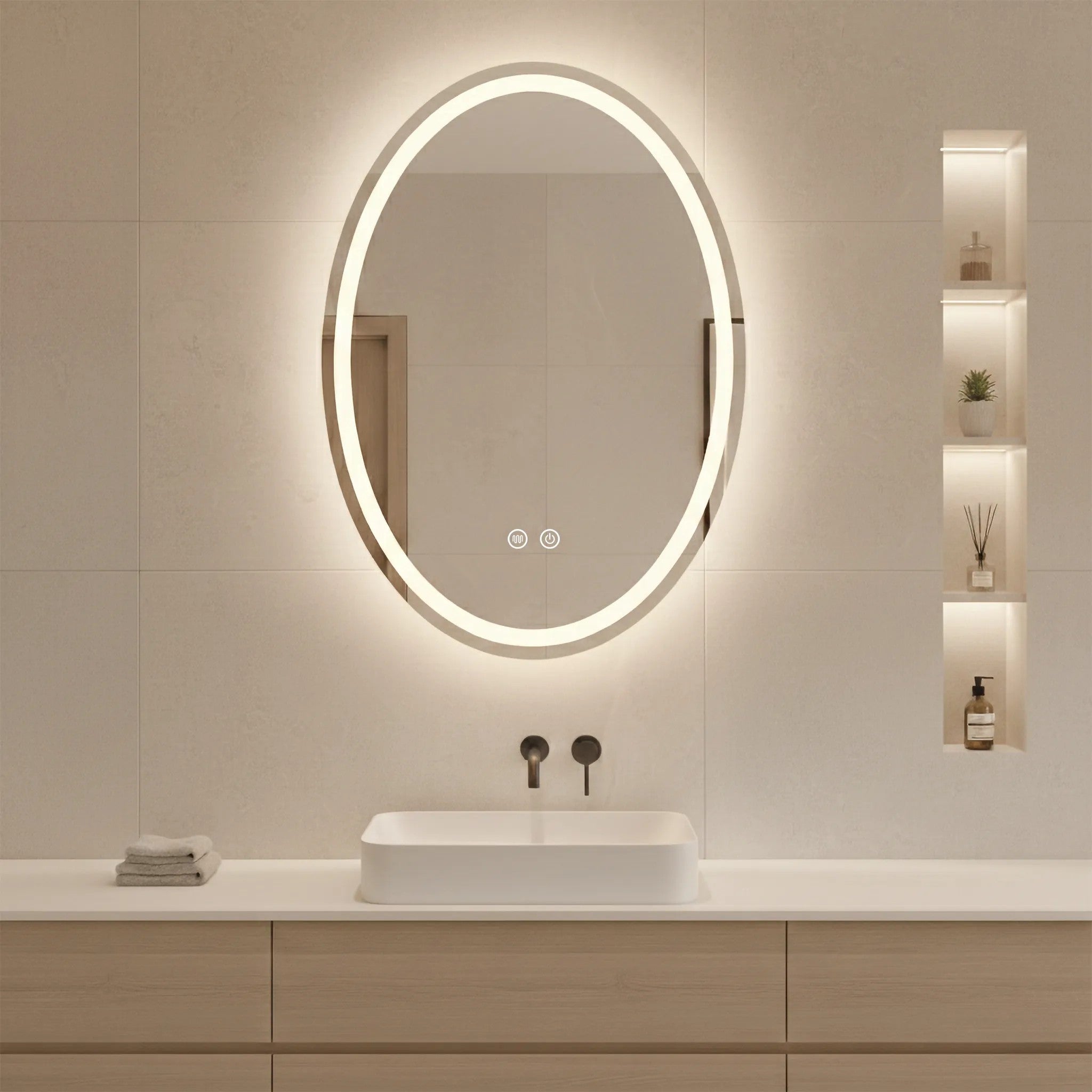 Zrkadlo LED Marco 60x80 cm  3