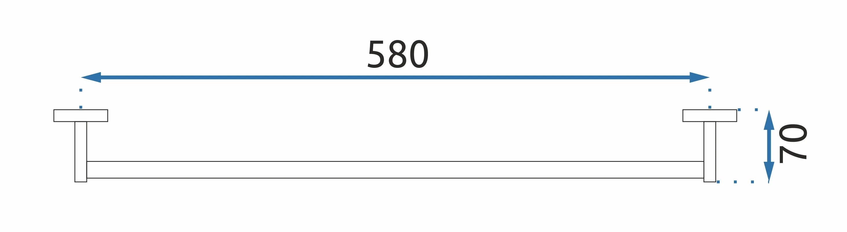 Kúpeľňový vešiak BLACK MIST 01  3
