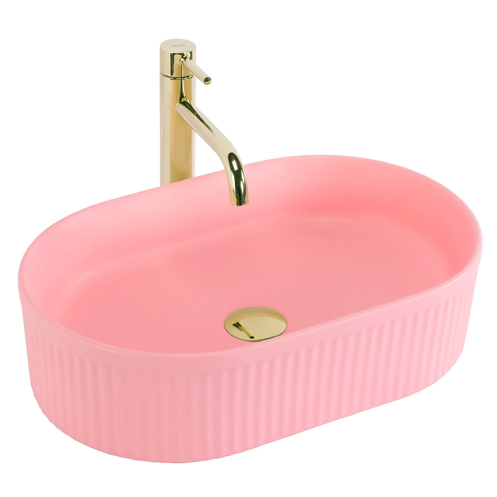 Umývadlo na dosku REA Vanda Bubble Gum Matt  3