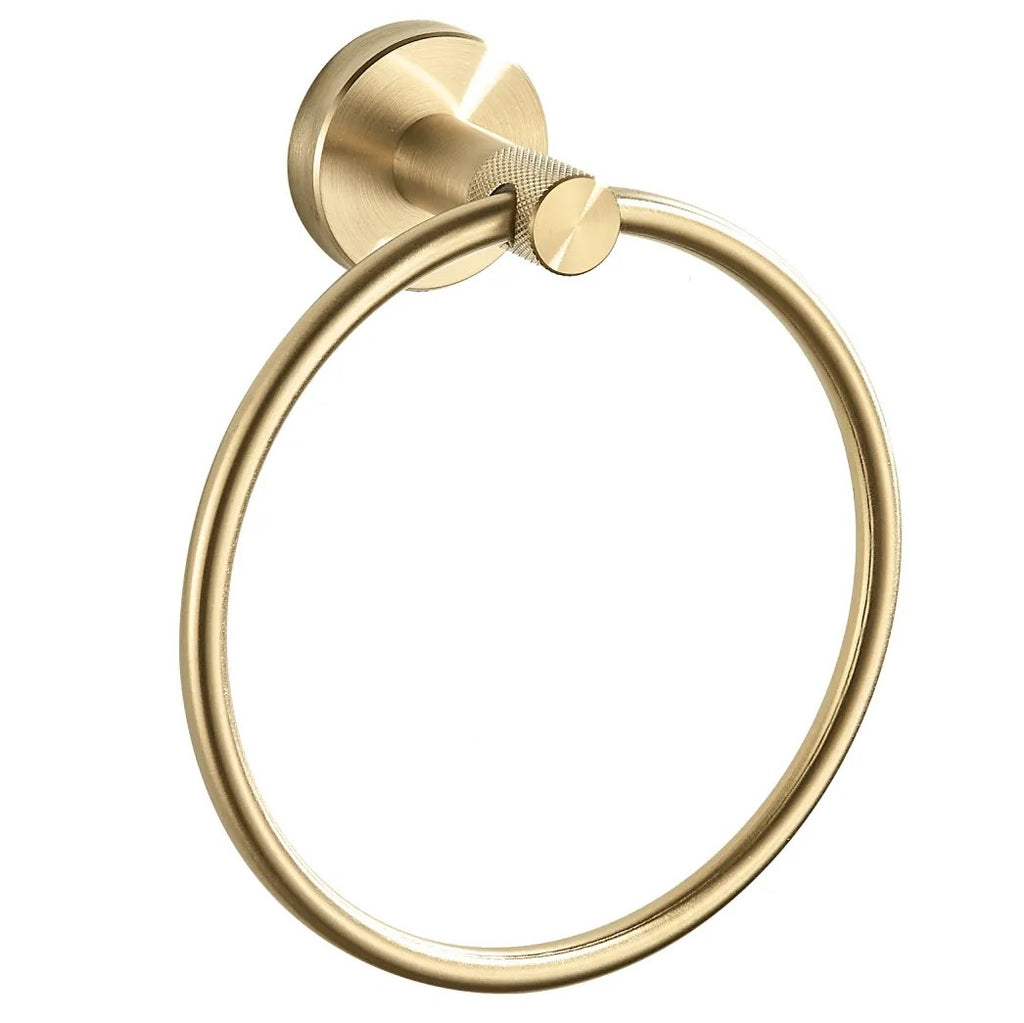 Kúpeľňový vešiak Ring 6610 Modern Brush Gold  3