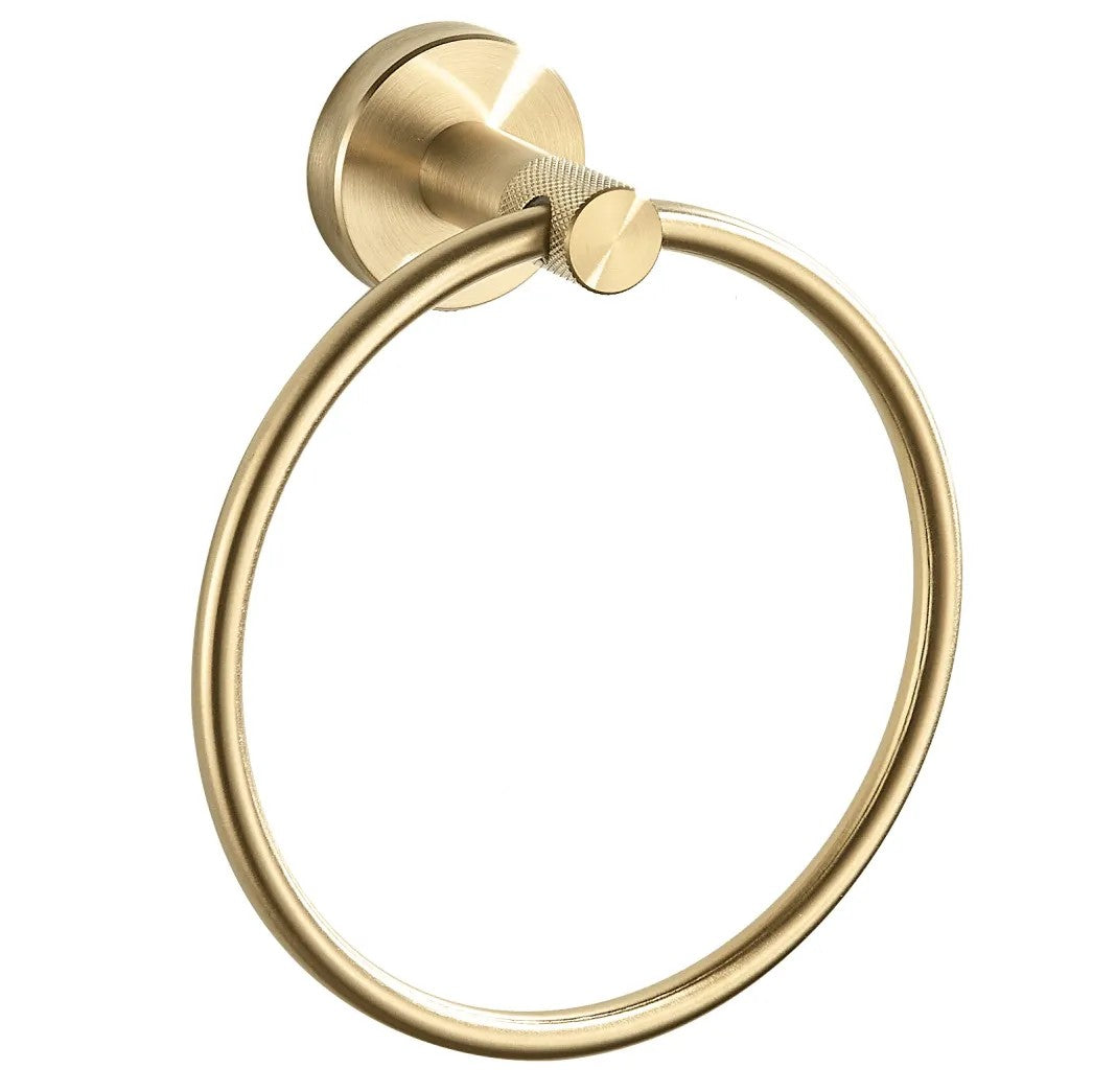 Kúpeľňový vešiak Ring 6610 Modern Brush Gold  3