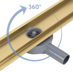 Odtokový žľab REA Neox pro Brush Gold 60  3