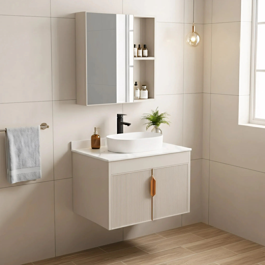 Kúpeľňový nábytkový set s doskou Modo 60cm Beige  3