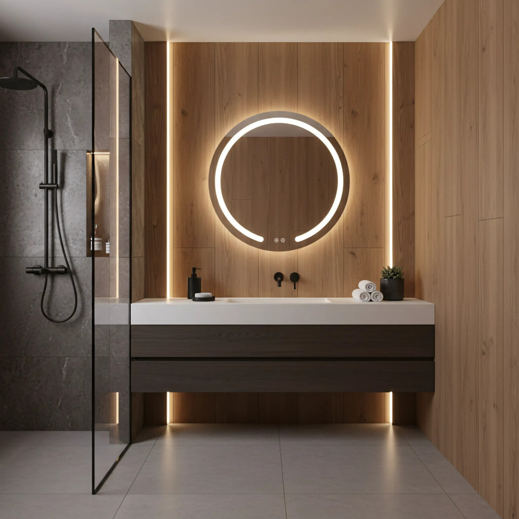 Zrkadlo LED 80cm Modern  3