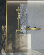 Kúpeľňová polica SF02 60cm gold brush  3
