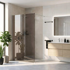 Sprchová zástena Rea Flexi Brown/ Chrome 140  3