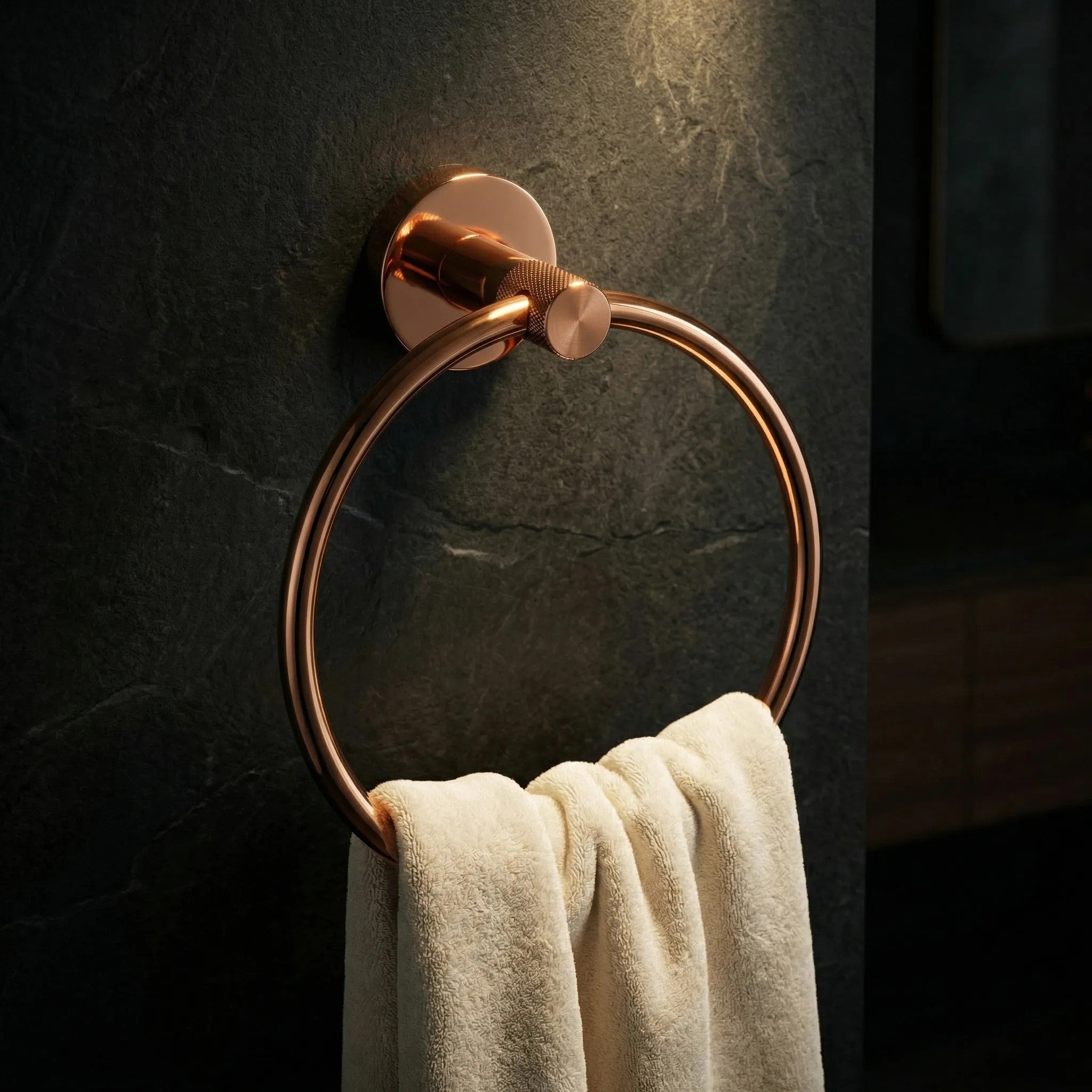 Kúpeľňový vešiak Ring 6610 Modern Copper  3