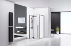 Sprchový kút Fargo 100x80 Black Mat S detským bazénom Savoy black 3