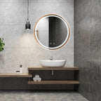 Zrkadlo LED 60cm MMJ BRUSH COPPER  3