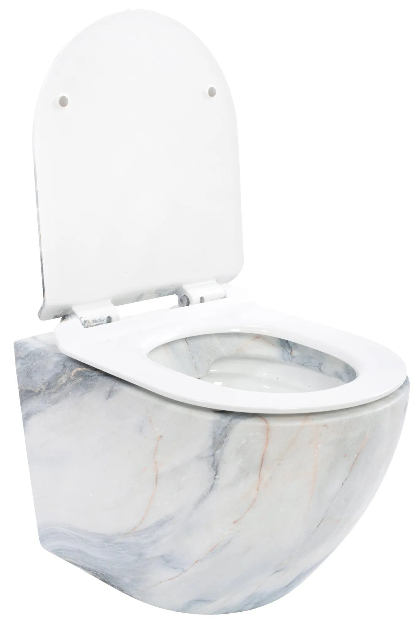 Závesná WC misa Rea Carlos Slim Rimless - matná žula  3