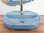 Umývadlo na dosku REA Aura 61 L.Blue Shiny  3