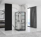 Sprchovací kút REA CONCEPT 90x90 - čierny S detským bazénom Savoy black 3