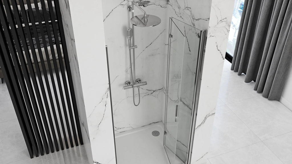 Sprchové dvere Rea Molier Chrome + profil 100  3