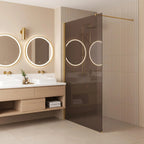 Sprchová zástena Rea Flexi Brown/ Gold 110  3