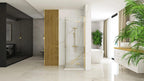 Sprchová kabína REA Hugo Double 80x90 Gold Brush  3