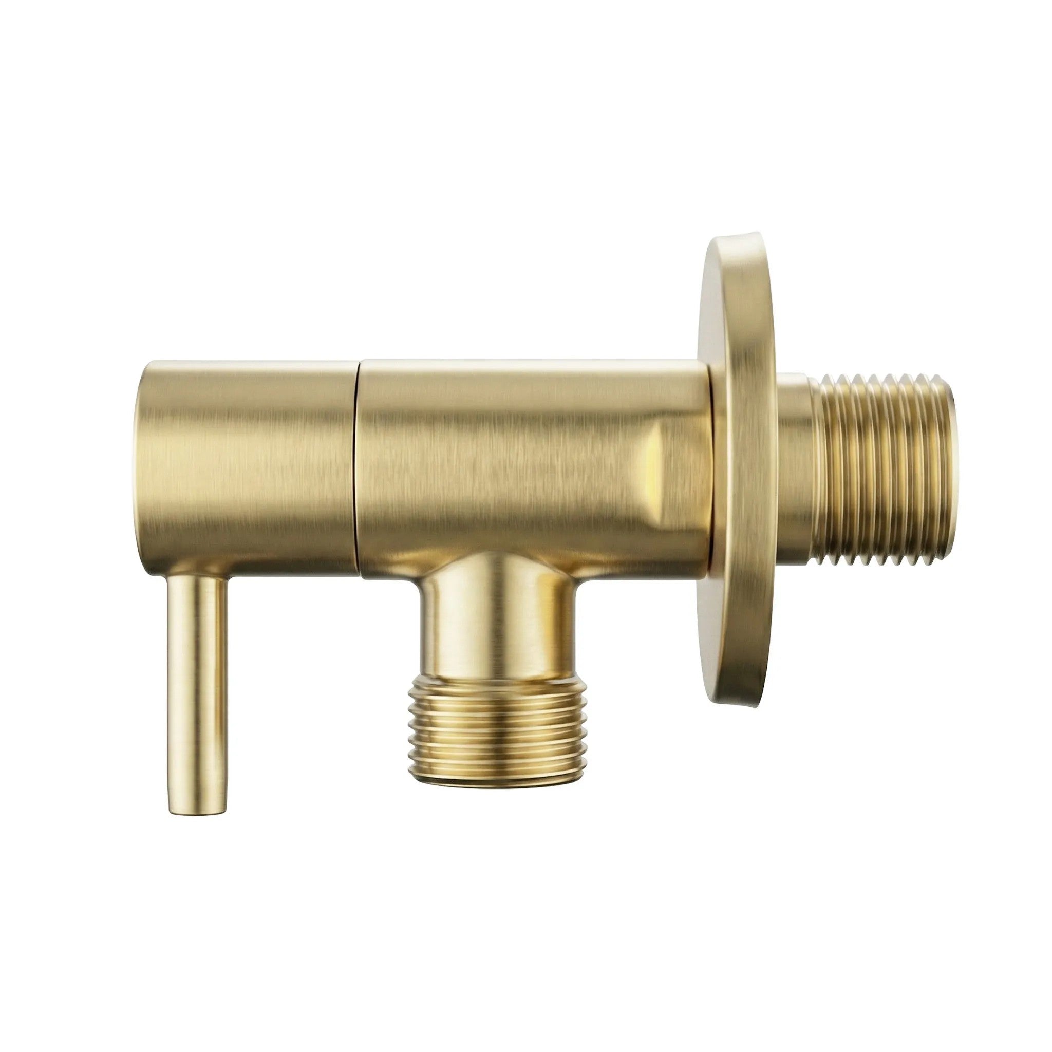 Rohový ventil 1/2" x 3/8" Brush Gold  3
