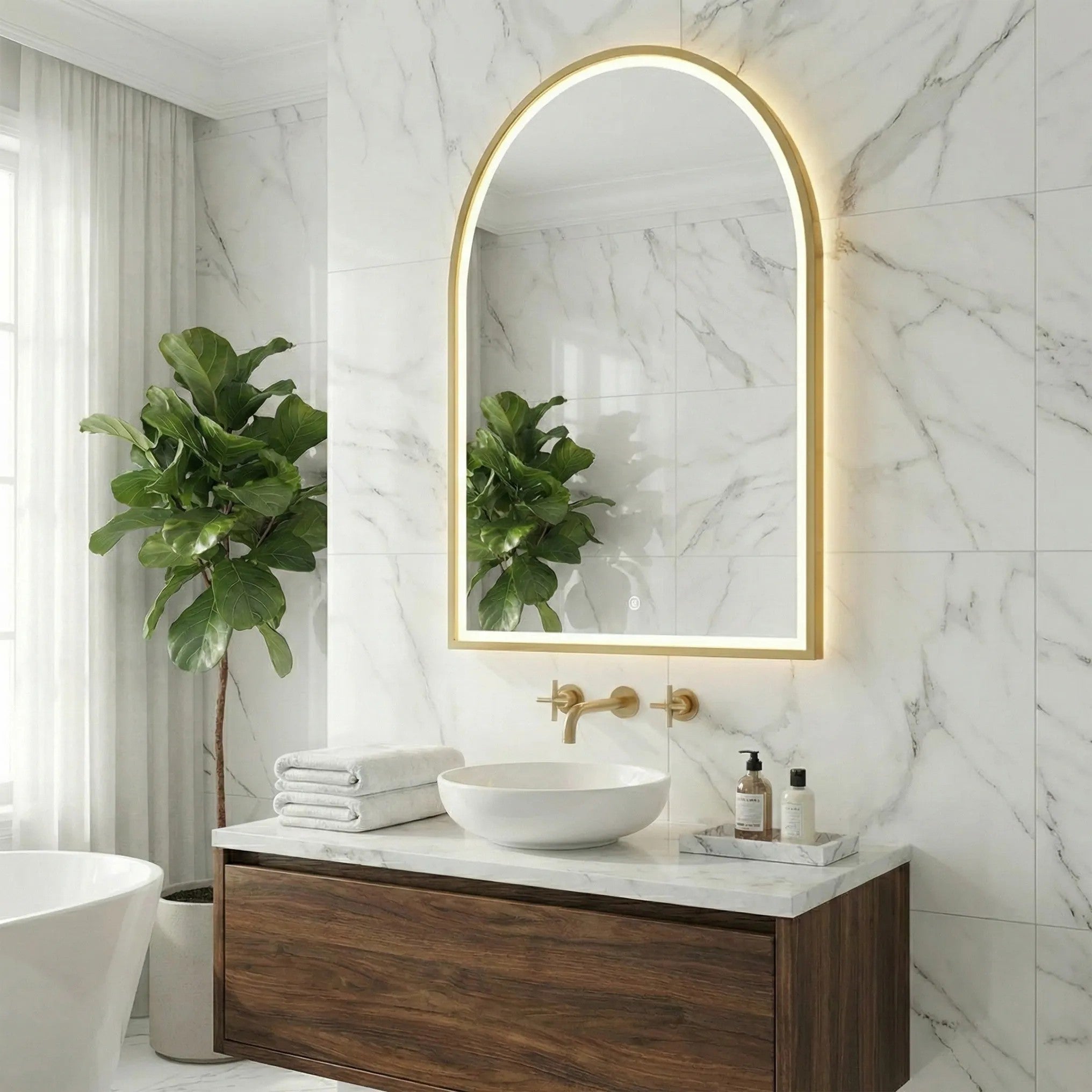 Zrkadlo LED 60x100cm DART GOLD  3