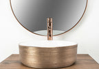 Umývadlo na dosku Rea Sami Brush Rose Gold  3