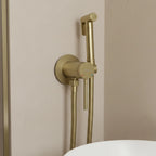 Podomietková bidetová batéria Foss Clif Brush Gold  3