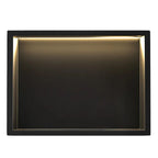 VSTAVANÁ KÚPEĽŇOVÁ POLICA LED 30x45 black  3